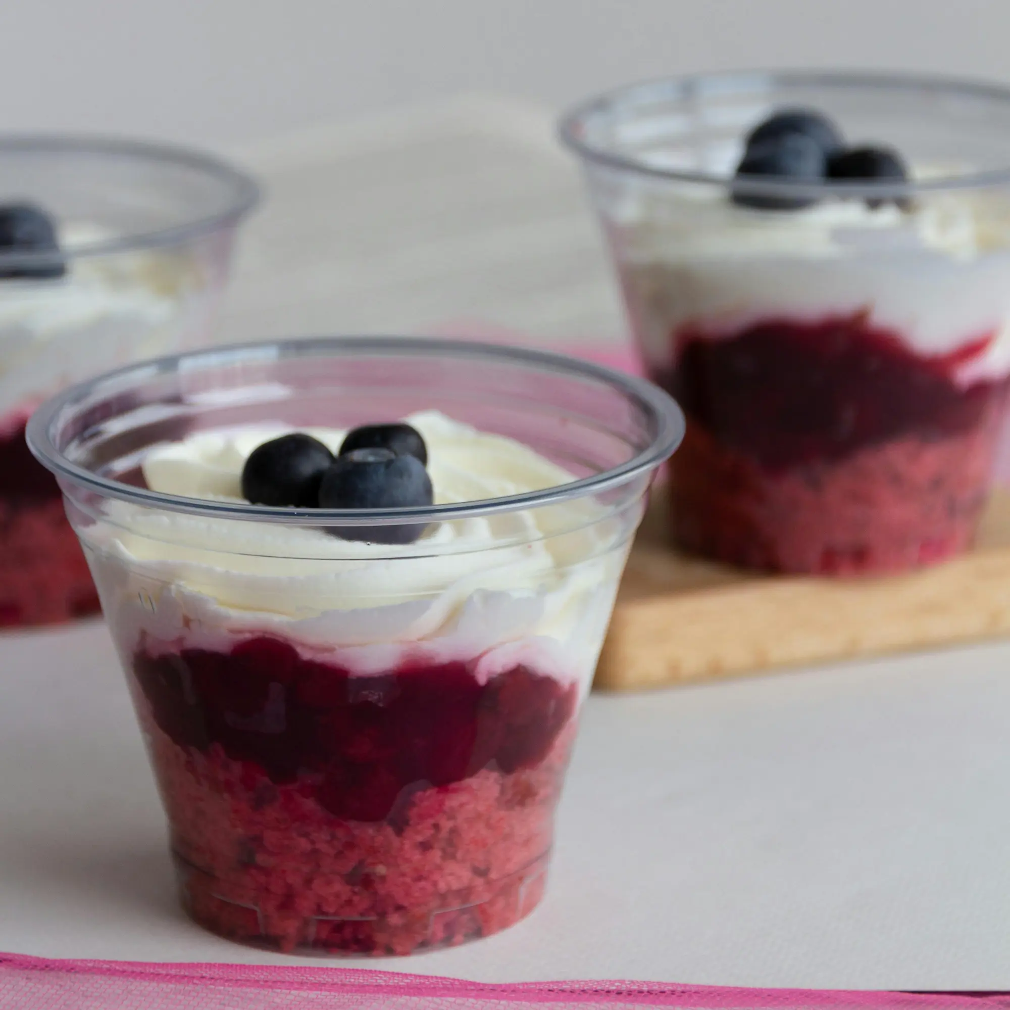 Cake & Fruit Parfait